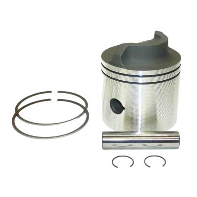 Rareelectrical - Chrysler/Force Piston Kit .040 Over Compatible With 1970-1991 50-150Hp 2-5 Cyl Crossflow 2-Stroke