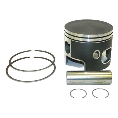 Rareelectrical - Piston Kit .040 Over Starboard Compatible With 1993-2001 Johnson Evinrude V6 Finger Port Looper