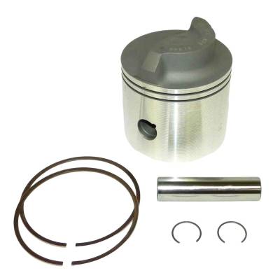 Rareelectrical - Piston Kit .010 Over Compatible With 1974-1995 Chrysler Force 115Hp 135Hp 140Hp 2-Stroke 3.385" Bore