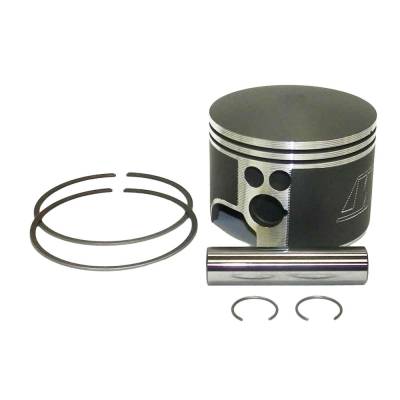 Rareelectrical - Piston Kit .040 Over Starboard Compatible With 1991-2006 Johnson Evinrude V6 V4 60 Degree 2-Stroke