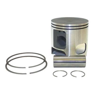 Rareelectrical - Piston Kit .020 Over Port Compatible With 1994-2005 Yamaha V6 Ox66 200Hp 225Hp 250Hp 2-Stroke 3.564"