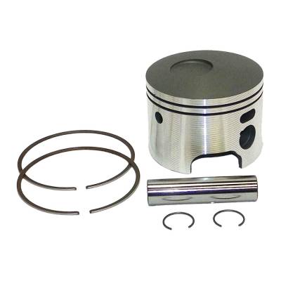 Rareelectrical - Piston Kit Port Compatible With 1998-2006 Johnson Evinrude 150Hp 175Hp V6 60° Ficht Di 3.600" Bore