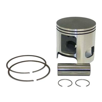 Rareelectrical - Piston Kit Port Compatible With 1990-2004 Yamaha V6 76 Degree 225Hp 250Hp Carbureted 2-Stroke 3.544"