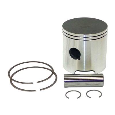 Rareelectrical - Piston Kit .040 Oversize Compatible With 1988-1994 Mercury 15Hp 20Hp 25Hp Mariner 2-Cylinder Chrome