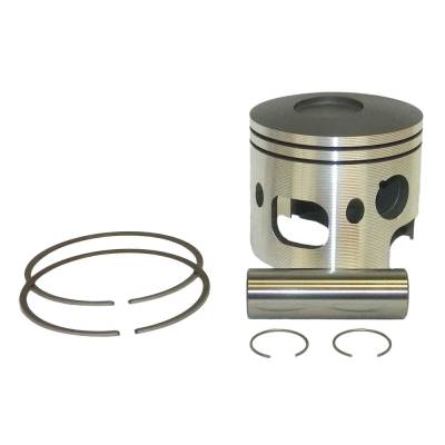 Rareelectrical - Starboard Side Piston Kit .040 Over Compatible With 1999-2001 Evinrude Johnson V6 3.0L Ficht Ram