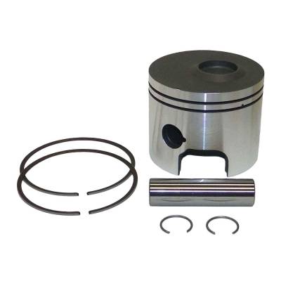 Rareelectrical - Forged Starboard Piston Kit .044 Over Compatible With 1998-1999 Mercury V6 2.5L Optimax 135-175Hp