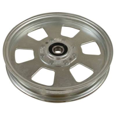 Rareelectrical - Heavy Duty Flat Idler Pulley Compatible With Exmark Lazer Z S Lzs740pkc Lzs801gka 60 72 In Zero Turn
