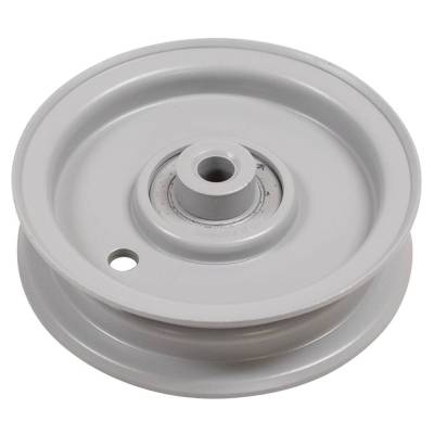 Rareelectrical - Heavy Duty Flat Idler Pulley Compatible With Simplicity 2691049 Murray 1695967 1696084 2691080