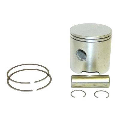 Rareelectrical - .040 Oversize Piston Kit Compatible With 1994-2006 Mercury 20Hp 25Hp Mariner 15Hp Sea Pro 2-Cyl