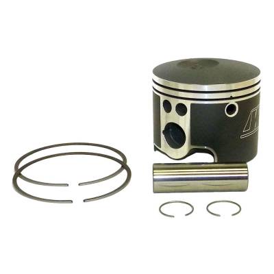 Rareelectrical - Forged Starboard Piston Kit .020 Over Compatible With 2004-2017 Evinrude V6 3.3L 3.4L E-Tec