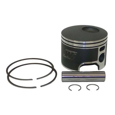Rareelectrical - Forged Port Piston Kit .030 Over Compatible With 2007-2017 Evinrude V6 2.7L E-Tec 115-200Hp Di