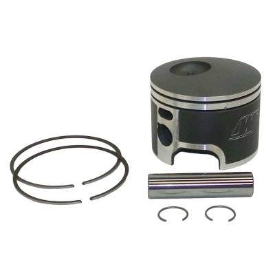 Rareelectrical - Forged Starboard Piston Kit .030 Over Compatible With 2007-2017 Evinrude V6 2.7L E-Tec 115-200Hp Di