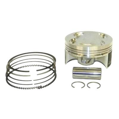 Rareelectrical - Forged Piston Kit .010 Over Compatible With 2002-2010 Yamaha F200 200Hp F225 225Hp V6 4-Stroke Efi