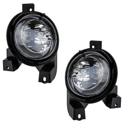 Rareelectrical - Pair Of Front Fog Lights Compatible With 2002-2005 Mercury Mountaineer Base 4.6L (02-04) Convenience