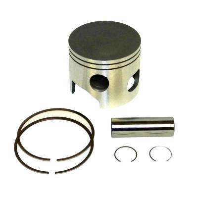 Rareelectrical - Piston Kit .040 Over Port Compatible With 1988-2004 Johnson/Evinrude 140Hp V4 900 Loop Charge