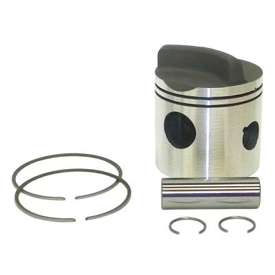 Rareelectrical - Piston Kit .030 Over Port Compatible With 1970-1996 Mercury/Mariner 50-150Hp V6 Cross Flow 2-Stroke