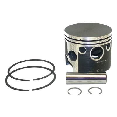Rareelectrical - Piston Kit .010 Over Port Compatible With 1978-1992 Mercury Mariner 150-225Hp 2.4L V6 2-Stroke