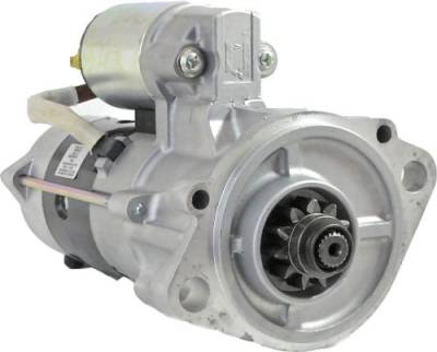 Rareelectrical - New 24V 11 Tooth 3.2Kw Plgr Starter Motor Compatible With Industrial Engine Isuzu 4Jb1