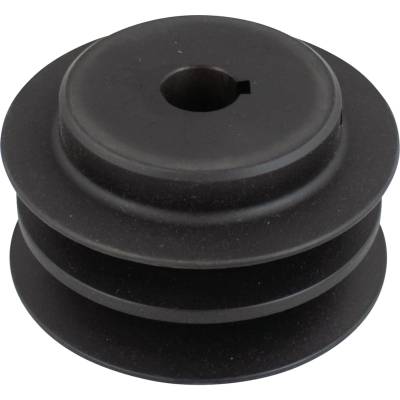 Rareelectrical - Cast Iron Double Pulley Compatible With Bobcat 38210 Xm3620 Xm5421 Xm6150 Walk Behind Scag 48199