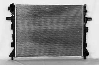Rareelectrical - Cooling Radiator Assembly Compatible With 2006-2008 Ford Lincoln Mercury Town Car Grand Marquis 4.6L