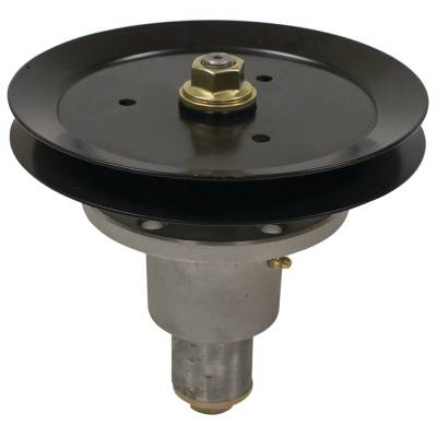 Rareelectrical - Spindle Assembly With Pulley Compatible With Lazer Z Xp Air Cooled Liquid Cooled 72 Inch Deck Zero