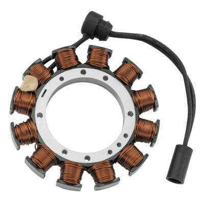 Rareelectrical - 12V 19A Stator Compatible With Harley Davidson Sportster 883 Hugger Deluxe Xlh883 1986-1990