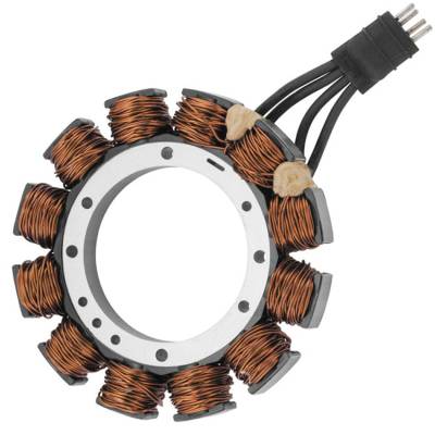 Rareelectrical - Stator 19 Amp Compatible With 1971-1975 Harley Davidson Super Glide Fx Fxe Electric Start Shovelhead
