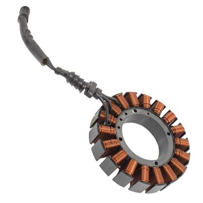 Rareelectrical - 12V 3-Phase Stator Compatible With 2008-2016 Harley Davidson Dyna Super Glide Fxd Custom Fxdc Fat