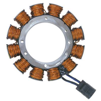 Rareelectrical - 12V 32A Stator Compatible With 2009-2018 Harley Davidson Iron 883 Xl883n Forty Eight Xl1200x Seventy