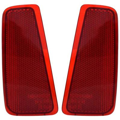 Rareelectrical - Reflector Assembly Right Left Pair Compatible With 2020-2022 Subaru Outback Touring 2.5L Onyx