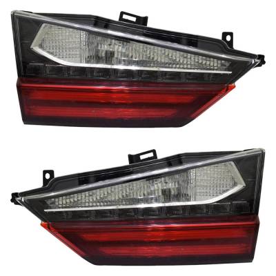 RAREELECTRICAL - Tail Light Assembly Right Left Pair Compatible With 2016-2022 Lexus Tail Lamp Brake Light Rx350 F