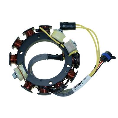Rareelectrical - Stator Compatible With 1991-2006 Johnson Evinrude 105 Jet/150/175Hp 60° Optical Outboard 2-Stroke V6