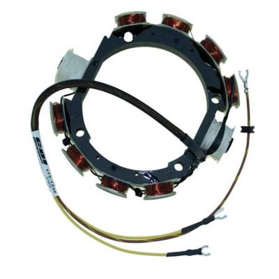 Rareelectrical - Stator Compatible With 1971-1977 Johnson/Evinrude 50-55Hp 2-Cyl Cross Flow 6 Amp Outboard 2-Stroke