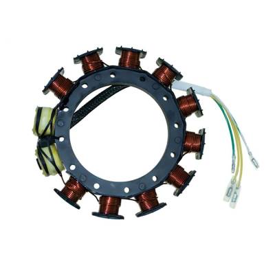 Rareelectrical - Stator Compatible With 1995-2007 Mercury 2/3/4-Cyl 30/40/30/40Hp Outboard Motor 2-Stroke Cdm 16 Amp