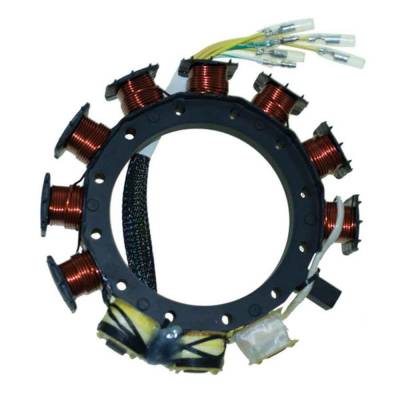 Rareelectrical - Stator Compatible With 1998-2005 Mercury 25/30/40Hp 2/3-Cyl 4-Stroke 16 Amp Outboard 398-852386A4
