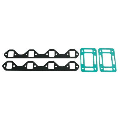 Rareelectrical - Exhaust Manifold Compatible With Mercruiser Omc Crusader Chris-Craft Indmar Ford V8 302 351 Cid