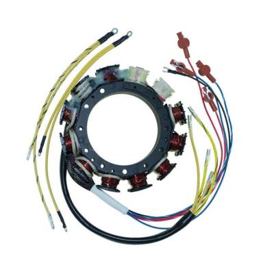 Rareelectrical - Stator Compatible With 1989-2000 Mercury V6 105-225Hp 40A Mariner 2-Stroke 6-Cyl Outboard 135 150