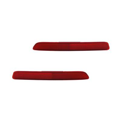 Rareelectrical - New Pair Of Reflector Lights Compatible With Mazda Cx-9 2013-2015 Td11-51-5L0c Td11515m0c Td11515l0c
