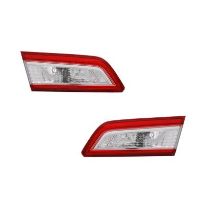 Rareelectrical - New Set Of 2 Inner Tail Lights Compatible With Toyota Camry 3.5L 2012 To2802111 81580-06380