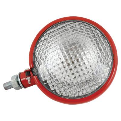 Rareelectrical - Headlight Assembly 12V 38W Red Housing Compatible With Farmall Ih International Harvester A B C H M