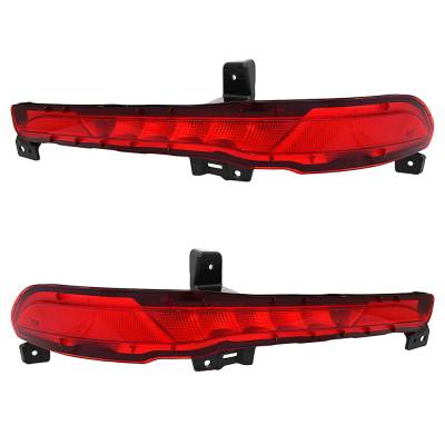 Rareelectrical - New Pair Of Led Rear Side Marker Lights Compatible With Lincoln Corsair Reserve Grand Touring Base