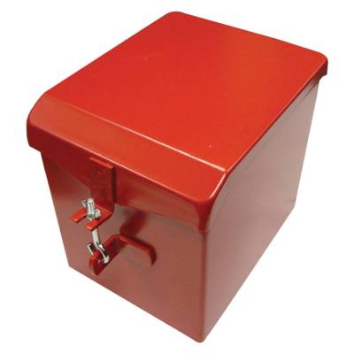 Rareelectrical - Battery Box With Lid Compatible With Farmall H Super H Super Hv International Harvester I4 O4 Os4