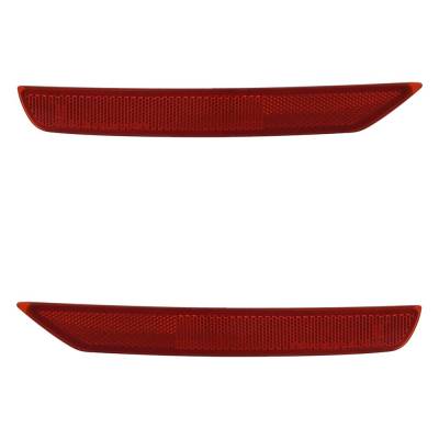 Rareelectrical - Rear Reflector Assembly Right Left Pair Compatible With 2009-2018 Subaru Forester X Premium Xt