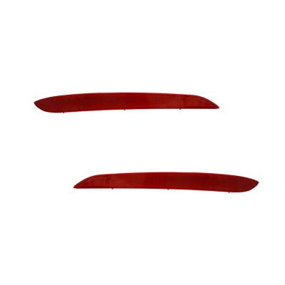 Rareelectrical - New Pair Of Reflector Lights Compatible With Hyundai Sonata 2015-2016 Hy1184113 92406-C1000