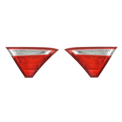 Rareelectrical - New Left And Right Inner Tail Lights Compatible With Toyota Camry Hybrid Xle 2015 To2803116