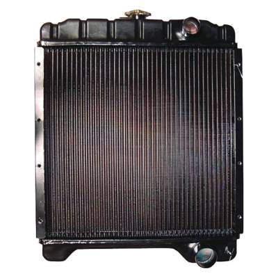 Rareelectrical - Radiator 3 Row 19.5 X 19.375 Inch Core Compatible With Case 580K 580Sk Super K Backhoe Loader 660