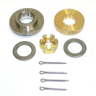 Rareelectrical - Propeller Hardware Kit Compatible With Yamaha 25-60Hp Marine Outboard 3.50 Gearcase 13 Tooth Spline