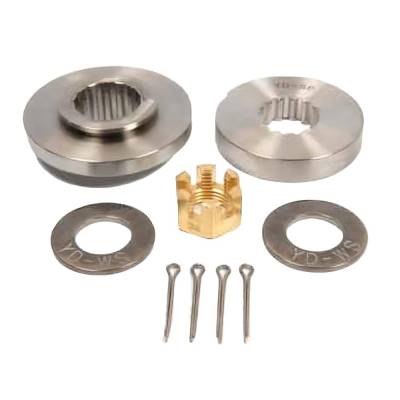 Rareelectrical - Propeller Hardware Kit Compatible With Yamaha 50-100Hp Marine Outboard 4.25 Gearcase 15 Tooth Spline
