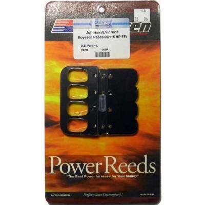Rareelectrical - Reed Valve Compatible With Johnson Evinrude 75 90 Hp V4 Ficht Fuel Injection 3.600 Bore 60 Degree