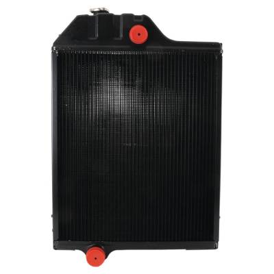 Rareelectrical - Radiator Copper Brass 4 Row 27 In Core Compatible With John Deere 4320 115 Hp 6 Cylinder Turbo